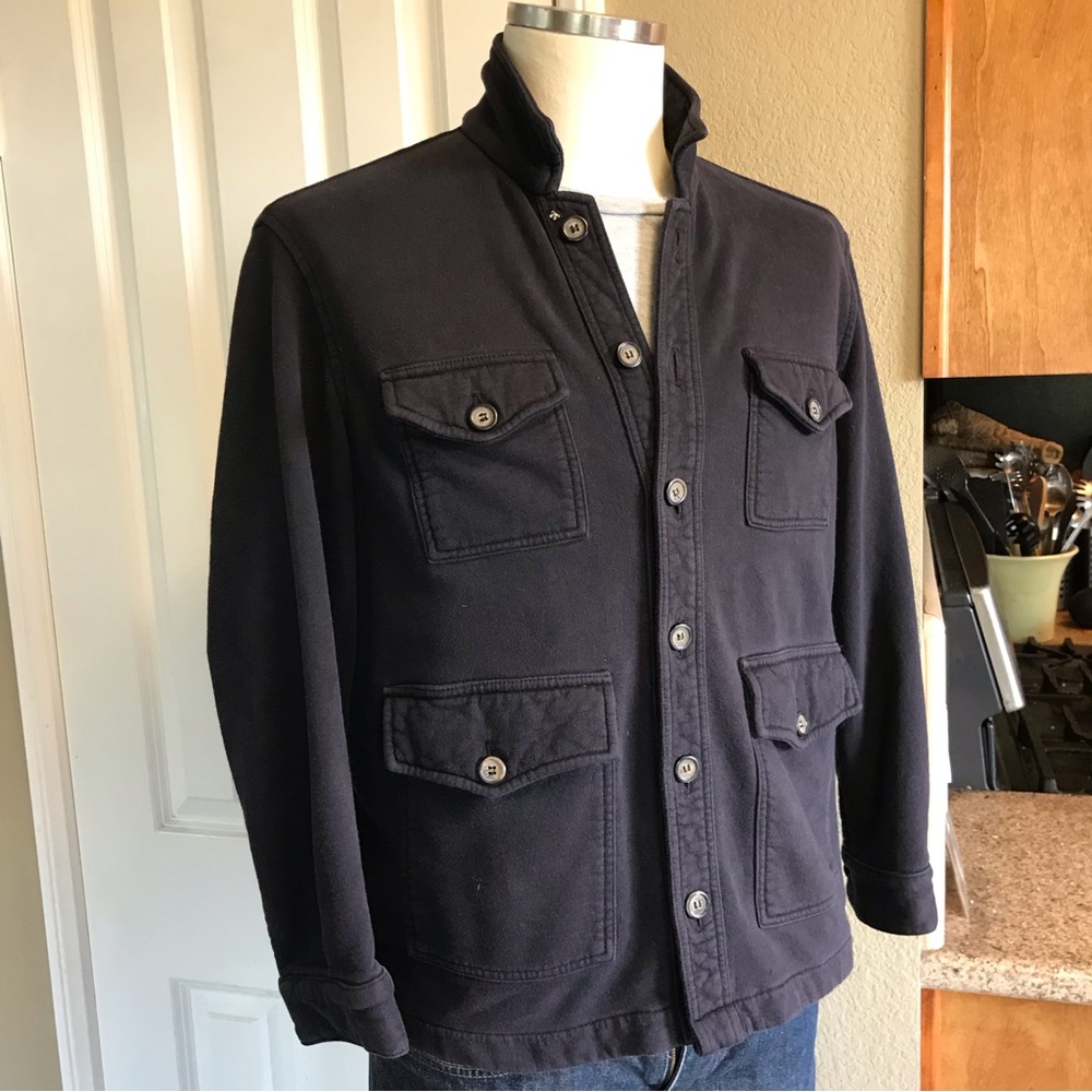 RTH Men's Cotton Fleece Chore Jacket EUC/sz 1= sz: S